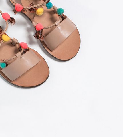 Sandal quai ngang